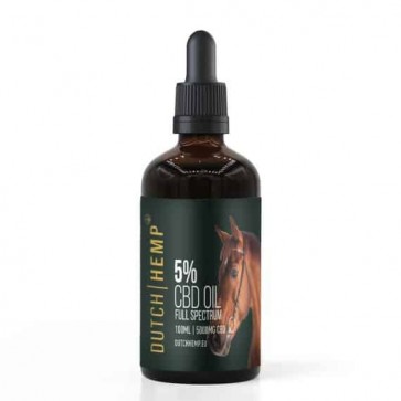 CBD olie 5% voor Paarden Dutch Hemp