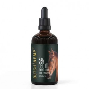 CBD olie 5% voor Paarden Dutch Hemp