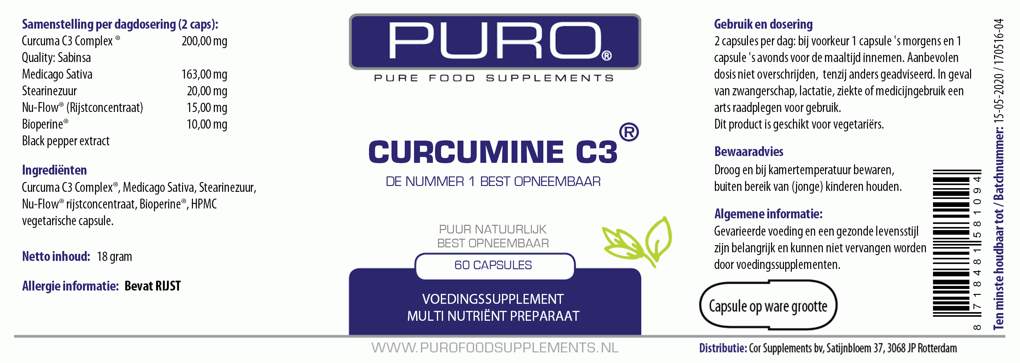 Curcumine C3 Puro